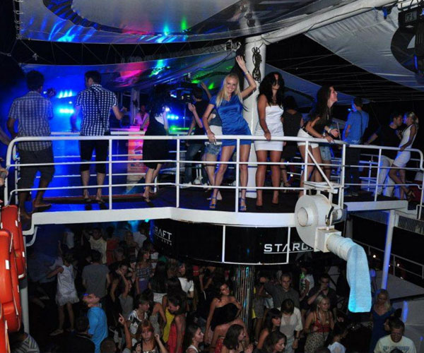 From Alanya Night Disco Boat All inclusive