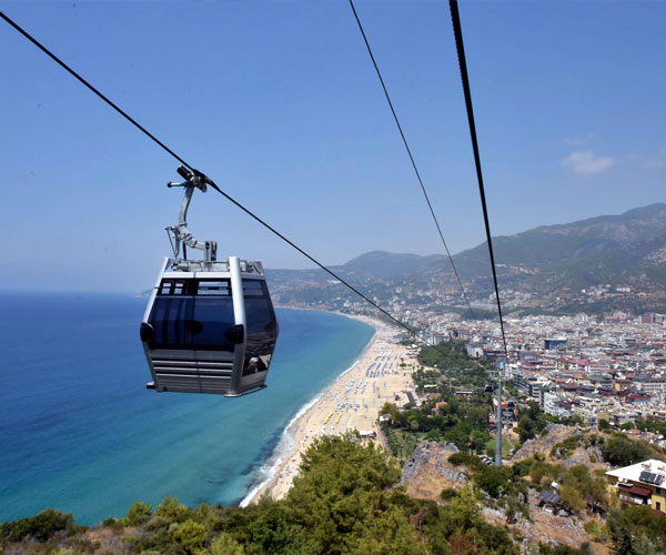 From Alanya City & Cable Car Tour With Jeep